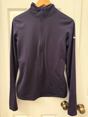 Nike Purple 1/4 Zip Performance Pullover